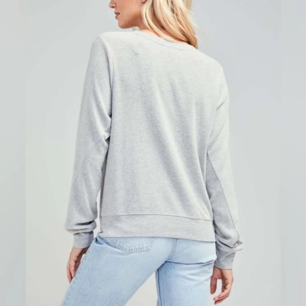 Heather Gray 'Whiskey Business' Sweatshirt, M - Picture 4 of 11